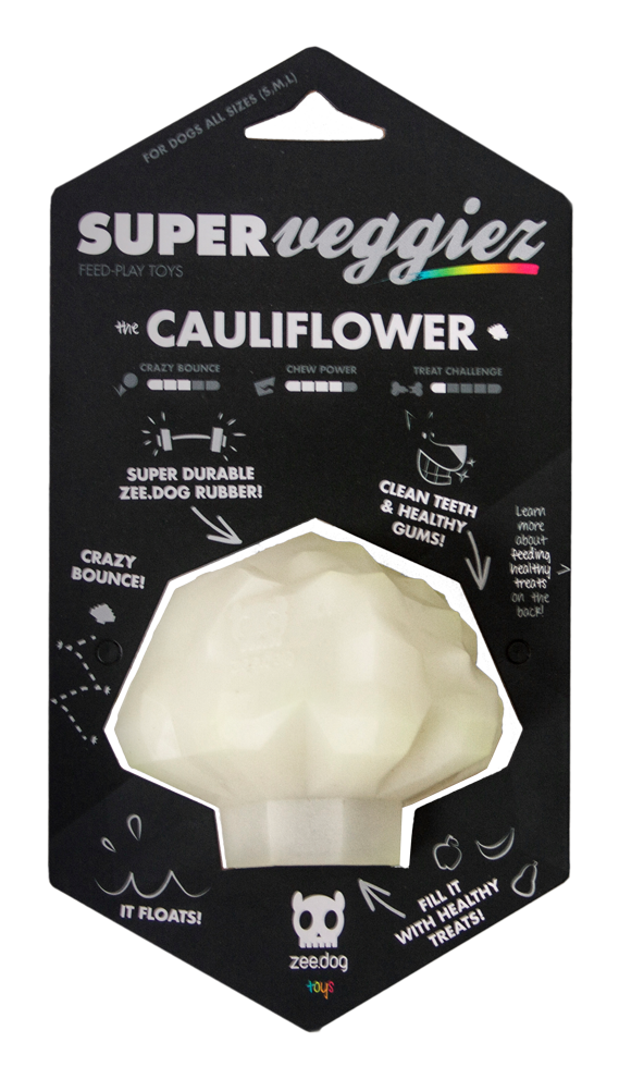 Zee.Dog Super Veggiez The Cauliflower jouet à mâcher