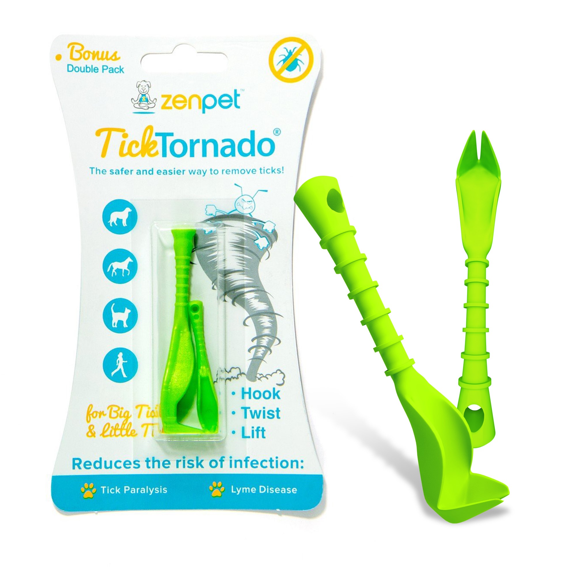 Zenpet Tick Tornado Zeckenzange Vorteilspack 2 Stück