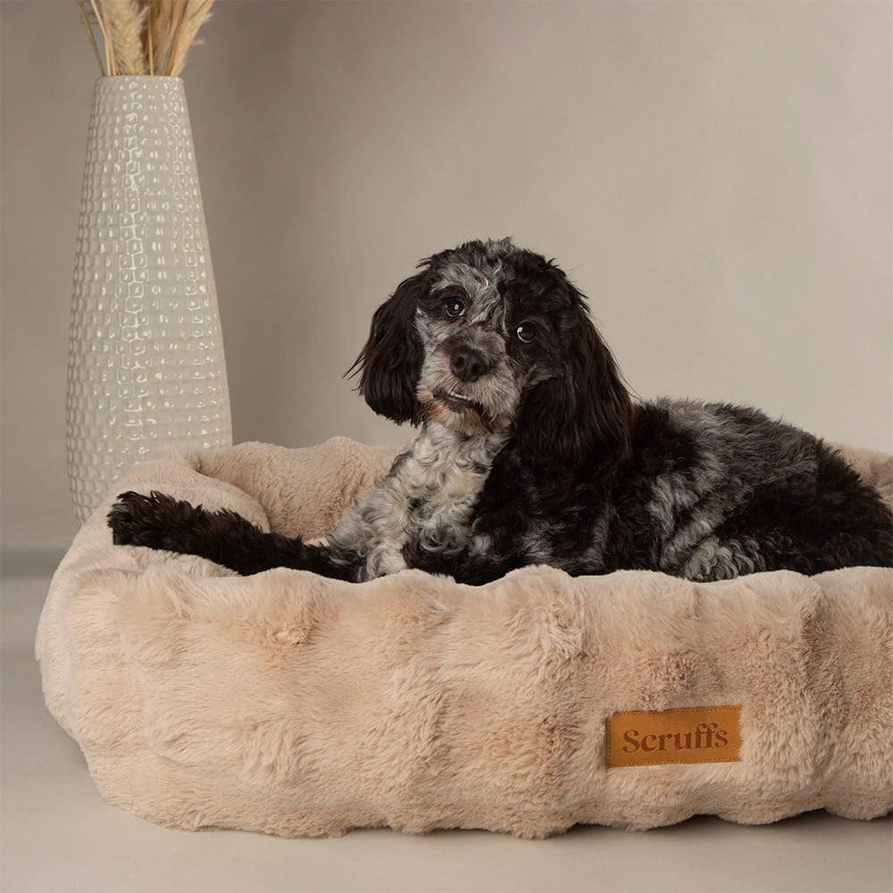 Scruffs Hundebett Alpine Box Bed XL 90×70 cm - Champagner