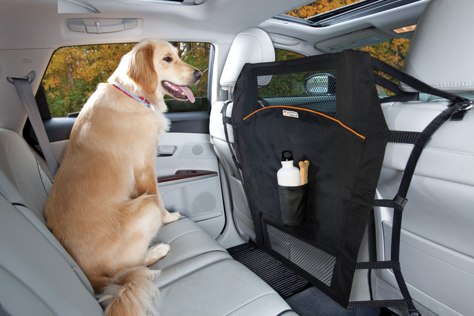 Kurgo honden auto barrière Backseat Barrier – voorkomt ongewenst voorin