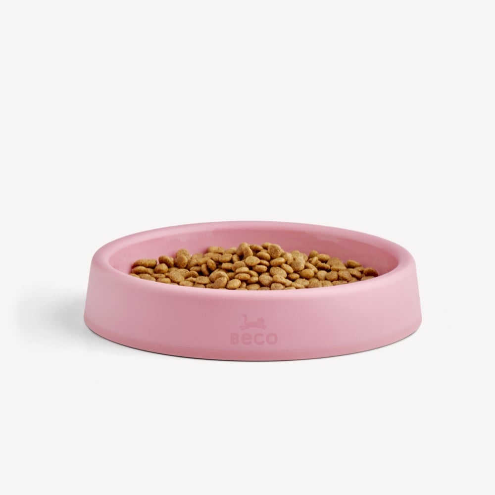 Beco kattenvoerbak Steady Cat Bowl Roze 300 ml – snorhaarvriendelijk