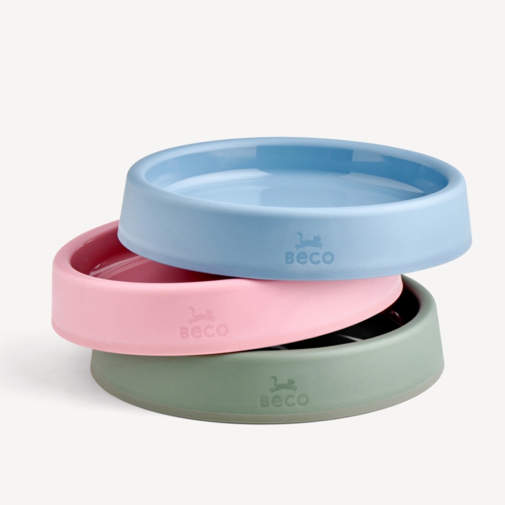 Beco kattenvoerbak Beco Steady Cat Bowl 300 ml – Blauw