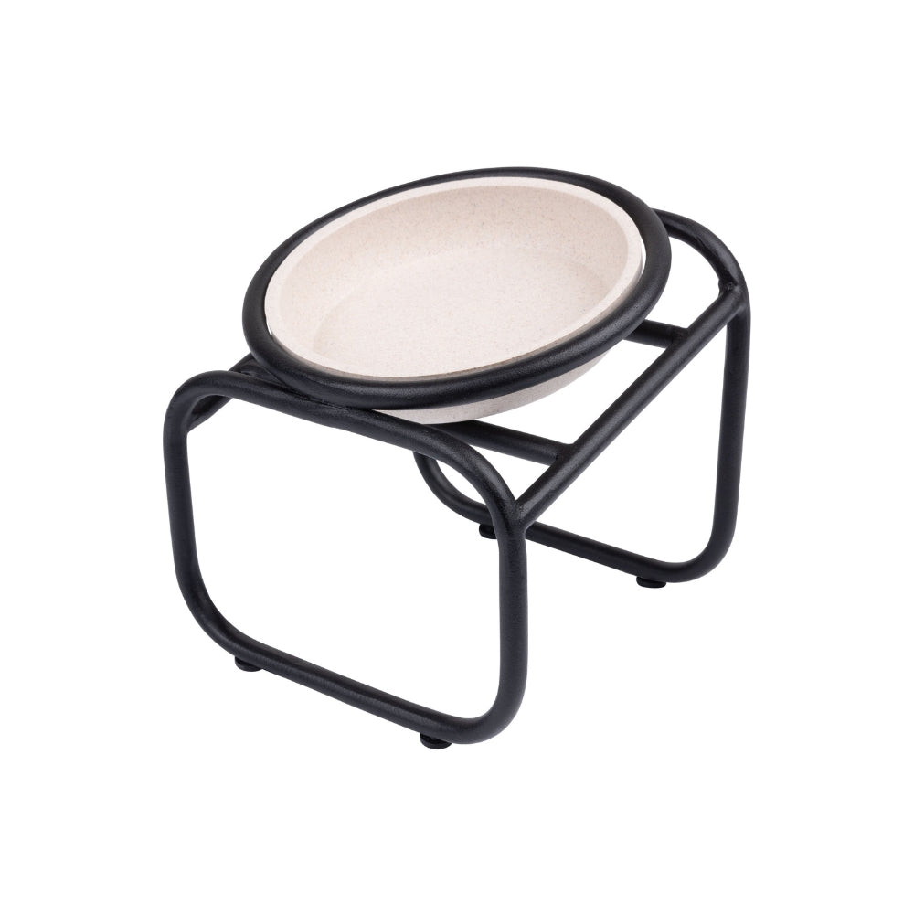 District 70 voer- of drinkbak staal 14 x 14 x 12,5 cm