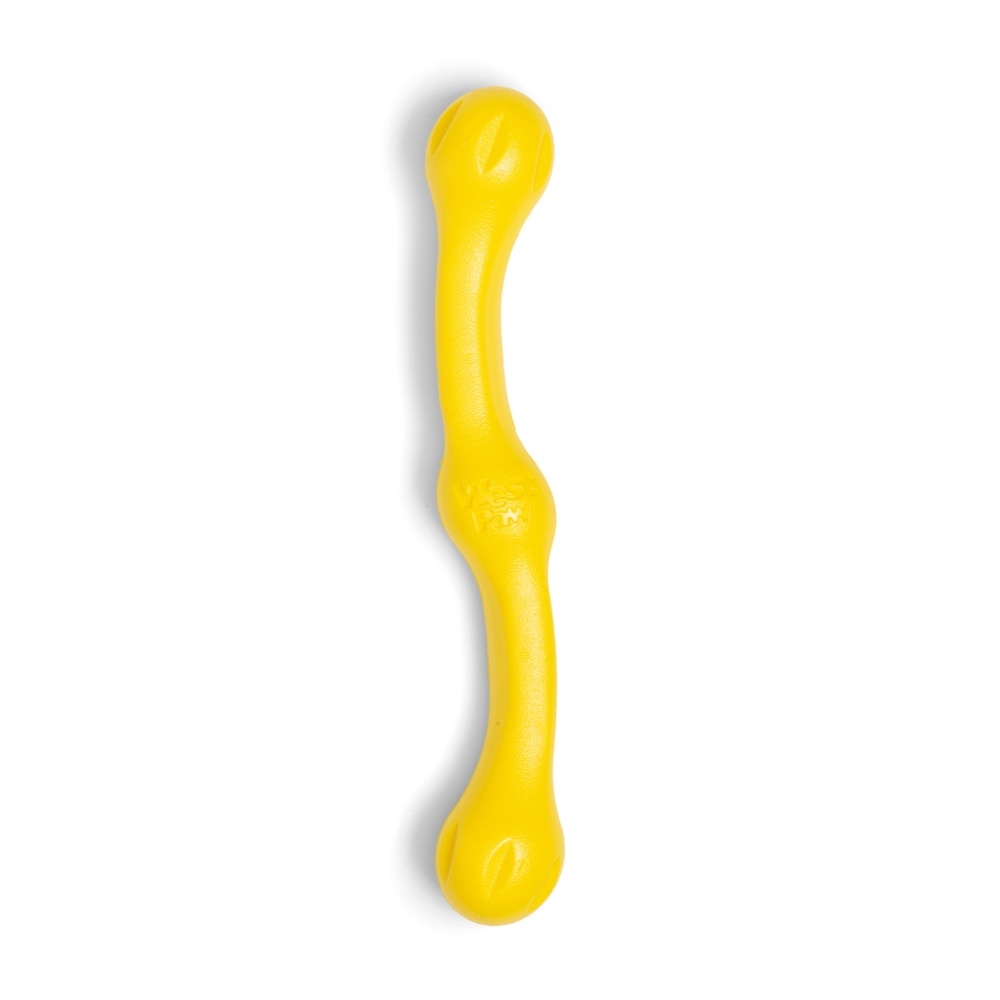 West Paw Zogoflex Echo Zwig Dandelion Geel 35×5 cm – Werpstok