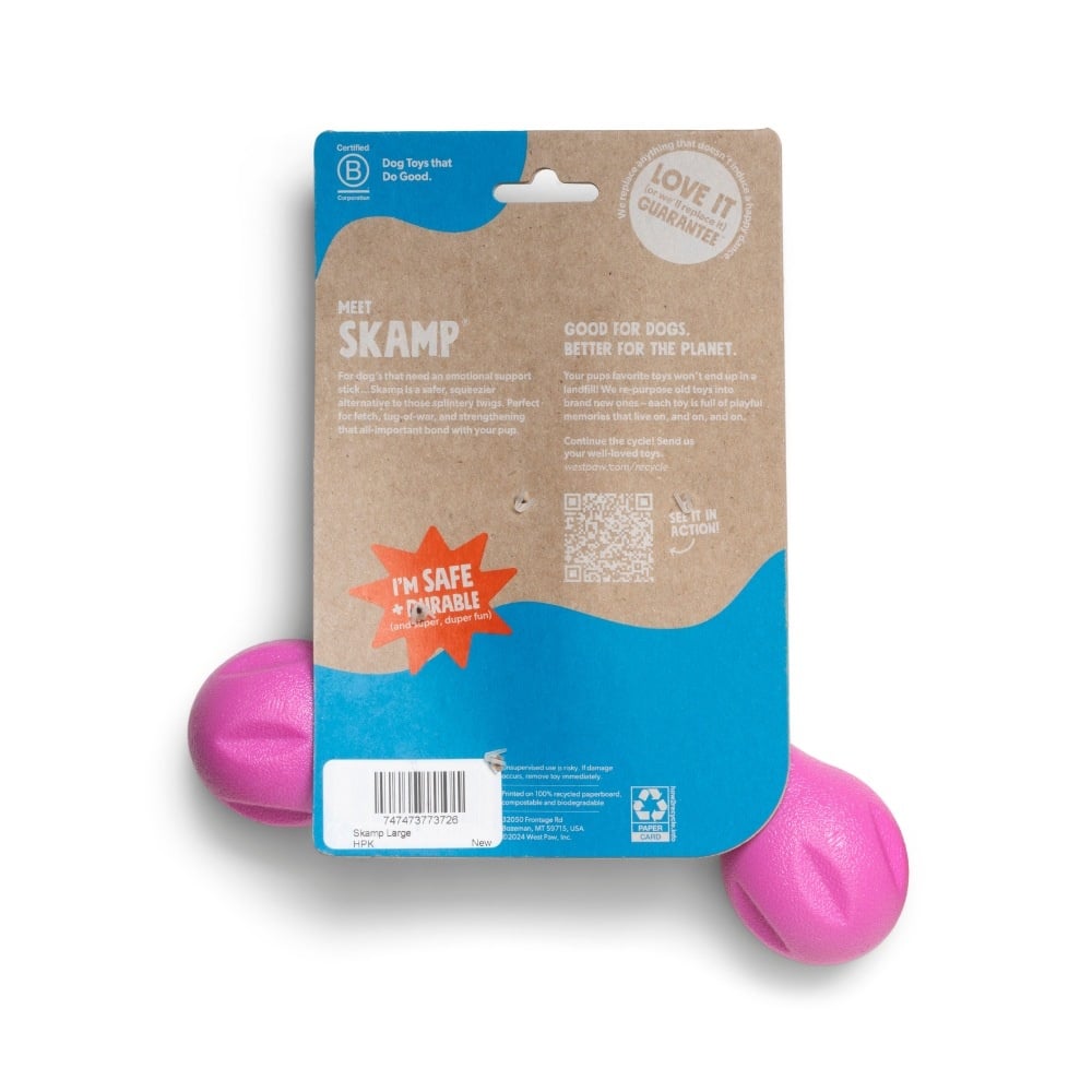 West Paw Zogoflex Echo Skamp 22×22 cm - Löwenzahngelb