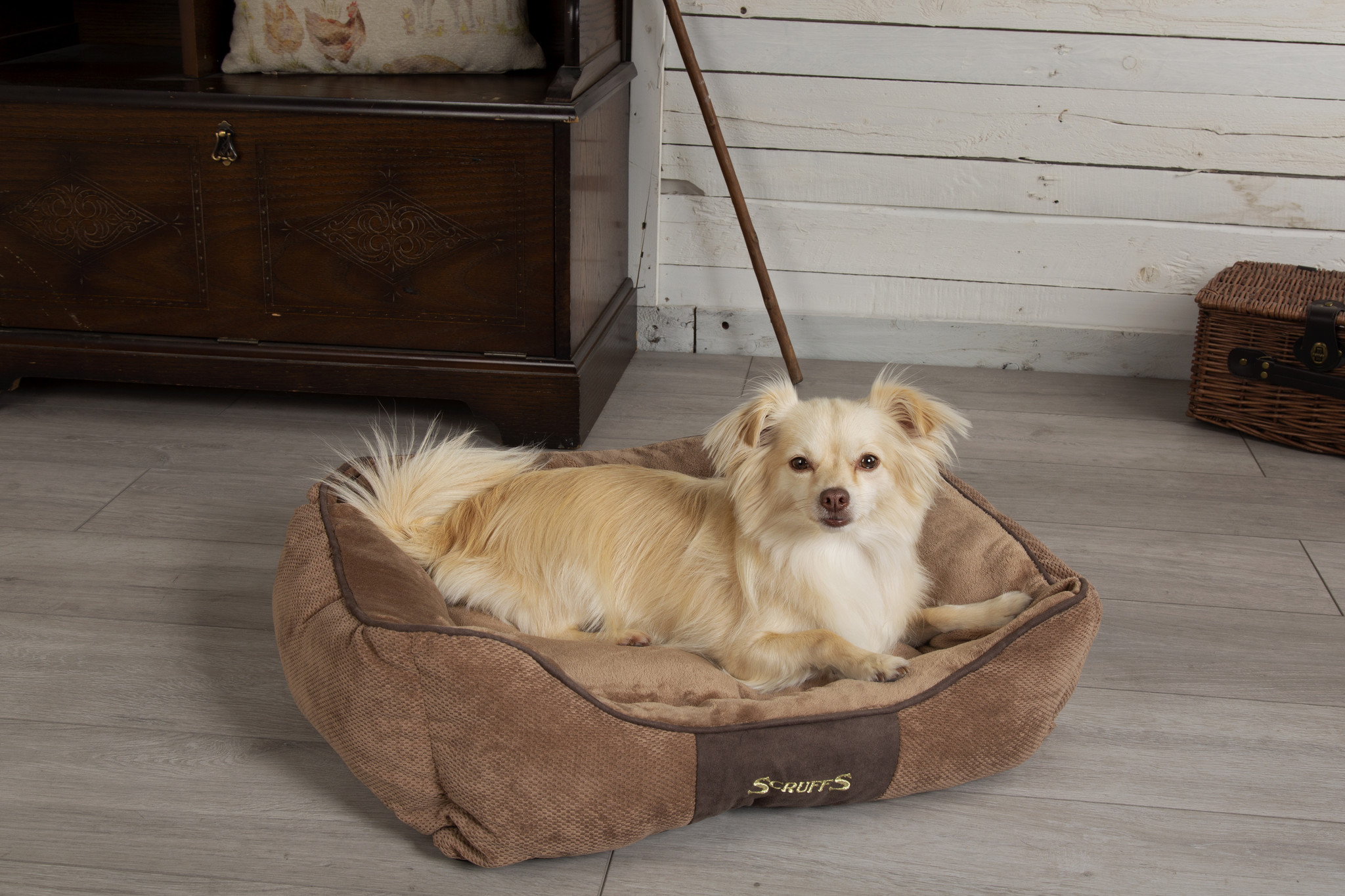 Scruffs hondenbed Scruffs Chester Box Bed 90×70 cm – Chocolade Bruin