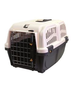 SKUDO Transportbox Antraciet/Wit 48×31,5×31 cm – XS