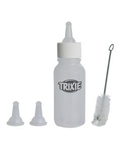TRIXIE Zoogflesje Set 57 ml – Inclusief Speentjes en Borstel