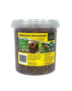 UTOPIA Gedroogde Meelwormen 1,2 L – Natuurlijke Snack voor Dieren