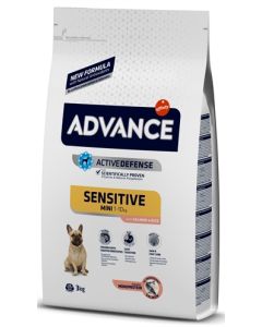 ADVANCE hondenvoer Mini Sensitive 3 kg – licht verteerbaar met zalm