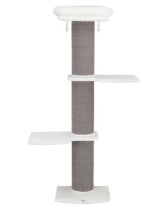 TRIXIE Krabpaal Acadia 160×30 cm – Grijs met Pluche Ligvlakken