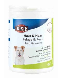 TRIXIE Huid en Vacht Tabletten Hond 220 gr – Ondersteuning Huid & Vacht