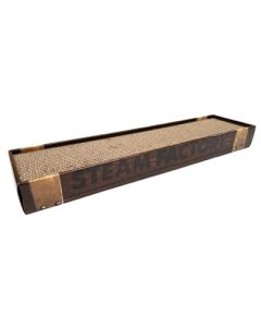 CROCI Krabplank Wenge Donkerbruin 48×12,5 cm – Karton met kattenkruid