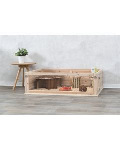 TRIXIE Cavia Indoor Ren Hout/Plexiglas 100×60×30 cm – Ruim & Praktisch