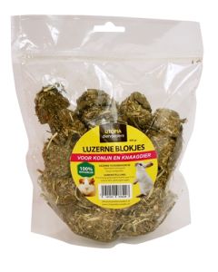 UTOPIA Knaagsnack Luzerne Blokjes 400 gr – Gezond voor konijnen