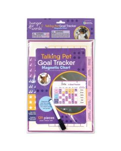Hunger For Words Talking Pet Goal Tracker 44,6×26,5 cm – Magnetisch