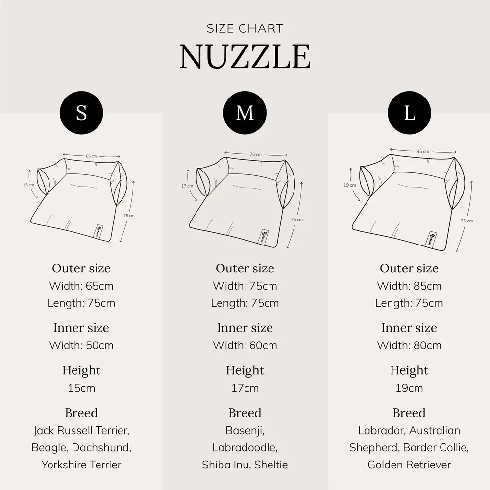 District 70 Hondenbed NUZZLE Donkergrijs 75×75 cm – Medium