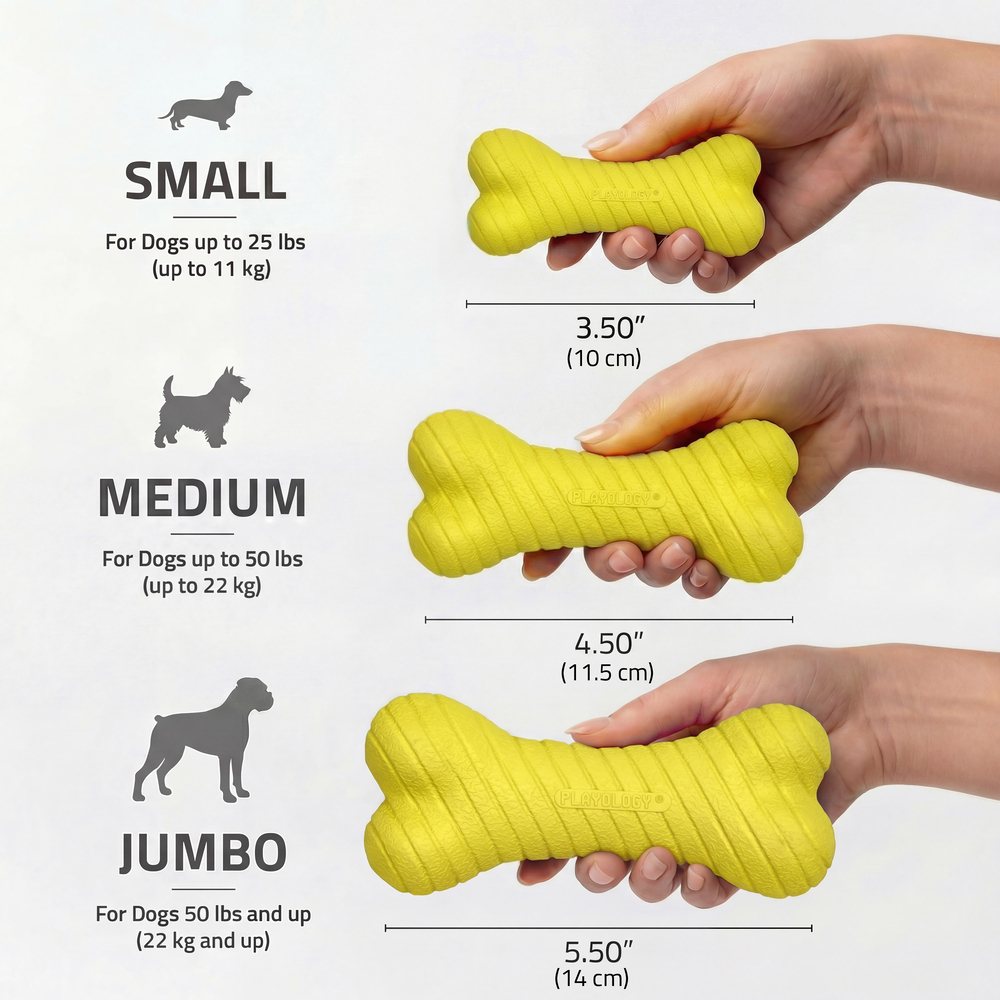 Playology Dual Layer Bone honden kauwspeeltje