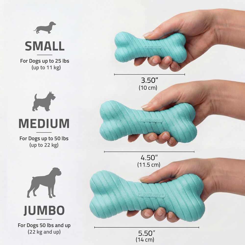 Playology Dual Layer Bone honden kauwspeeltje