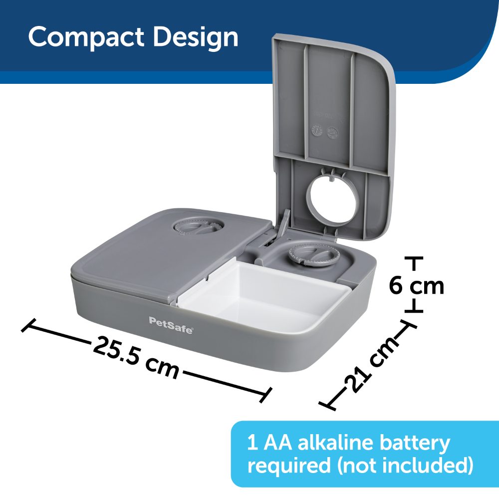 Automatic 2 Meal Pet Feeder voerautomaat 2x355 ml