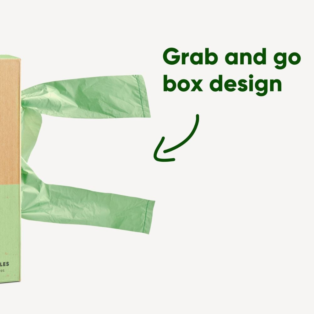 Poop Bags Recycled – geruchlos – mit Griffen (120)