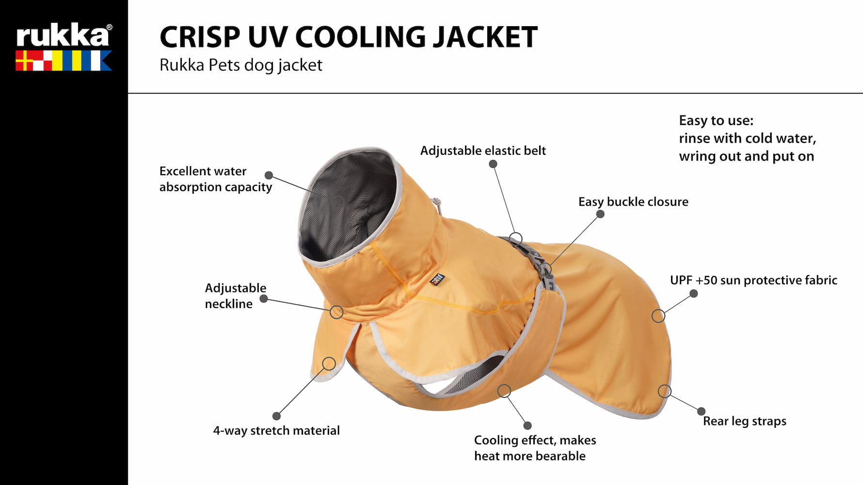Rukka Crisp Cooling Jacket verkoelend hondenjasje