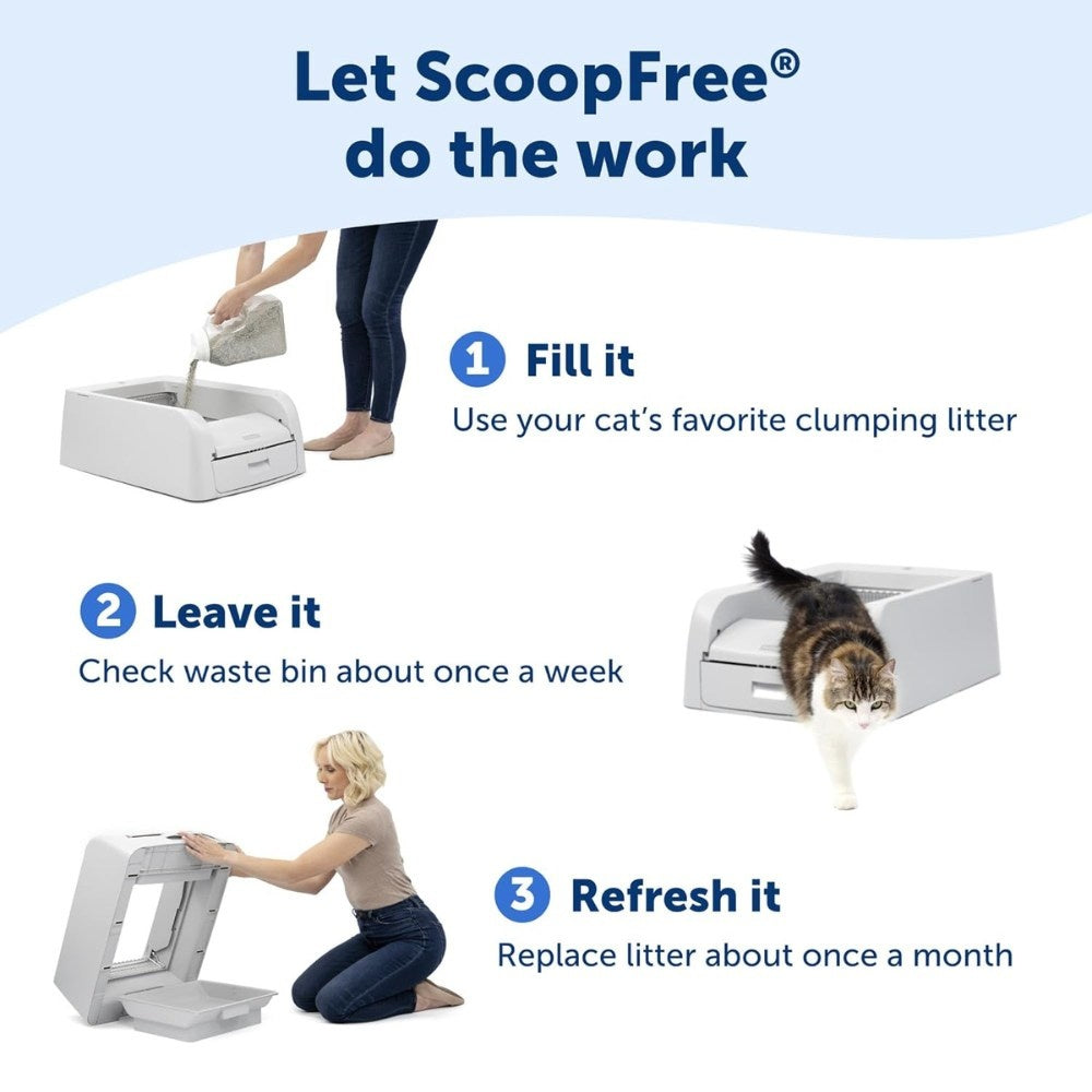 ScoopFree™ Clumping Selbstreinigende Katzentoilette