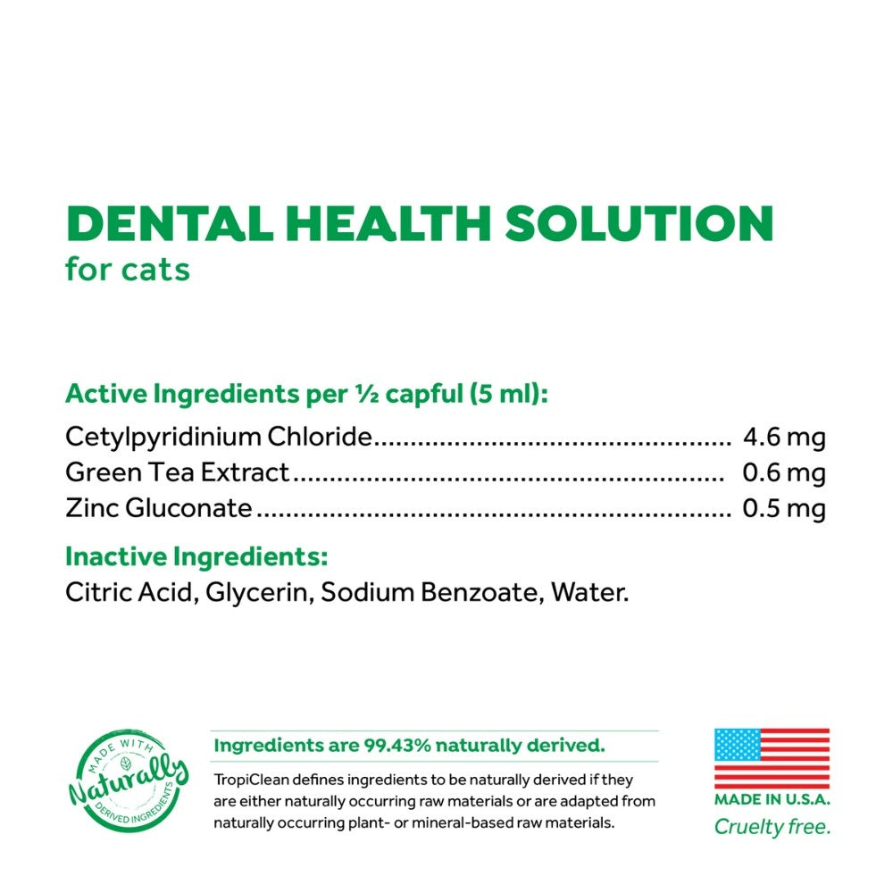 TropiClean kat verzorgingsproduct Fresh Breath wateradditief