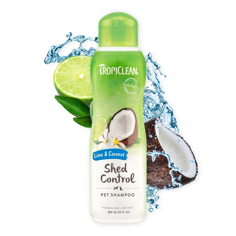 TropiClean Lime & Coconut Shed Control shampoo 355 ml