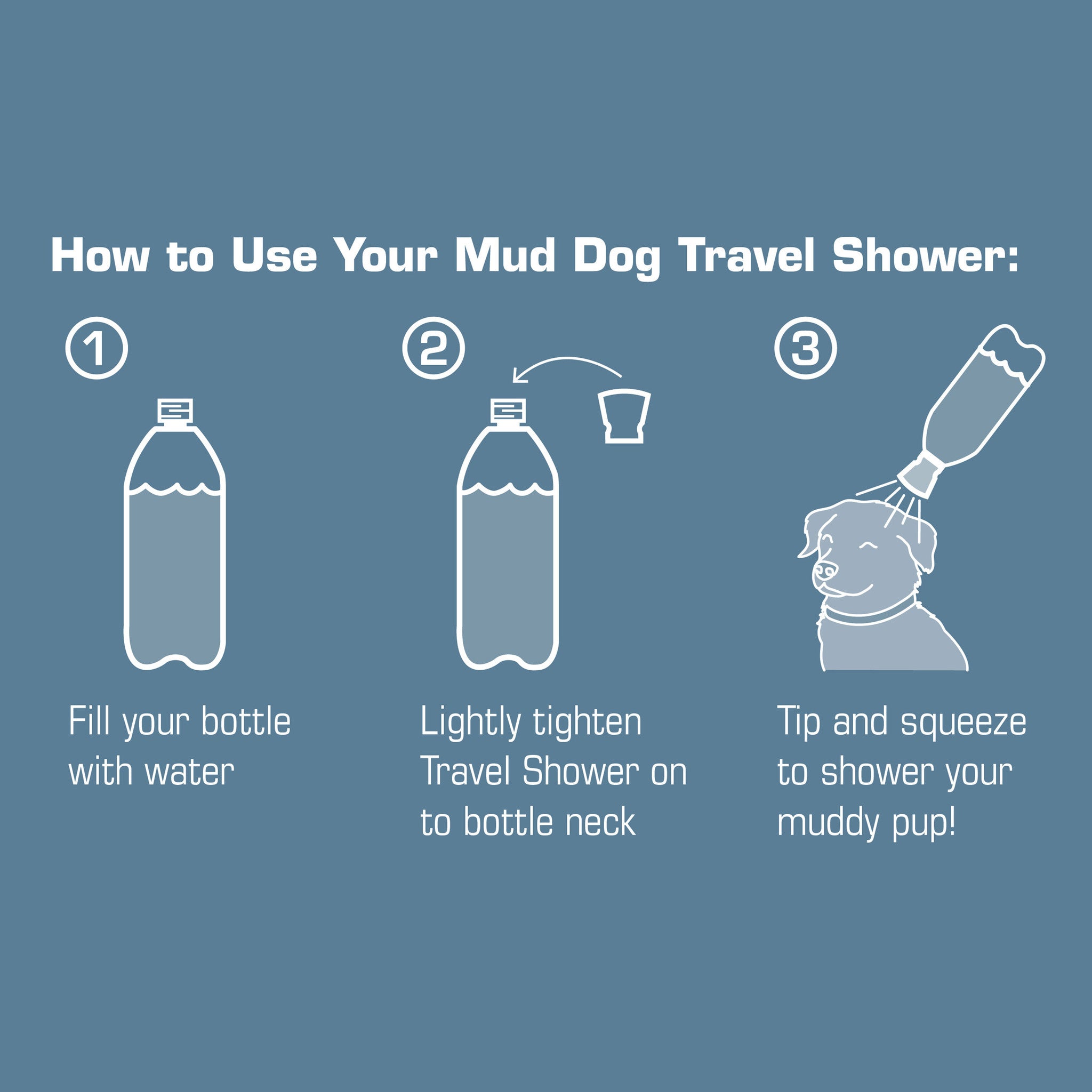 Mud Dog Travel Shower