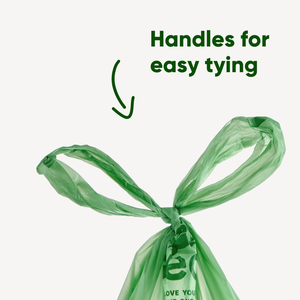 Poop Bags Recycled – Minzduft – mit Griffen (270)