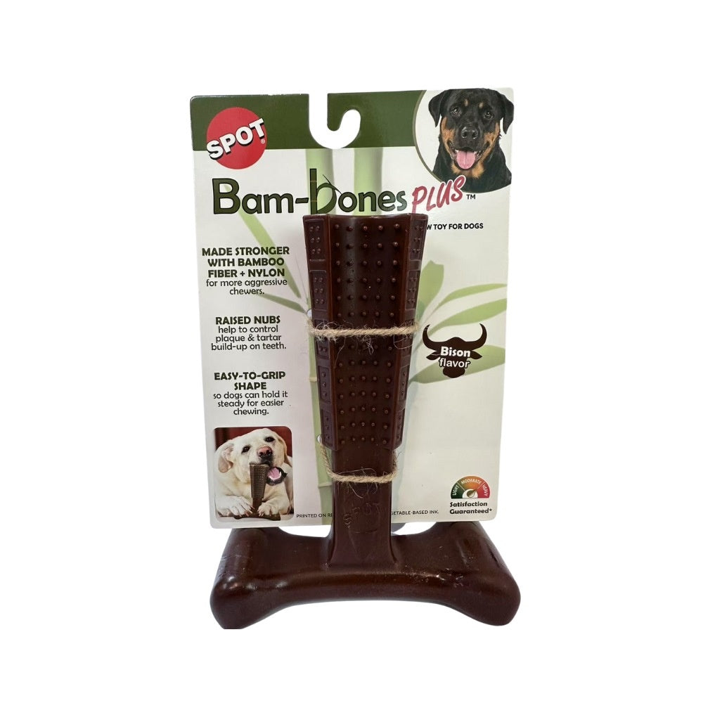 Spot Bam-Bones Plus Easy Grip kauwspeelgoed bamboe M