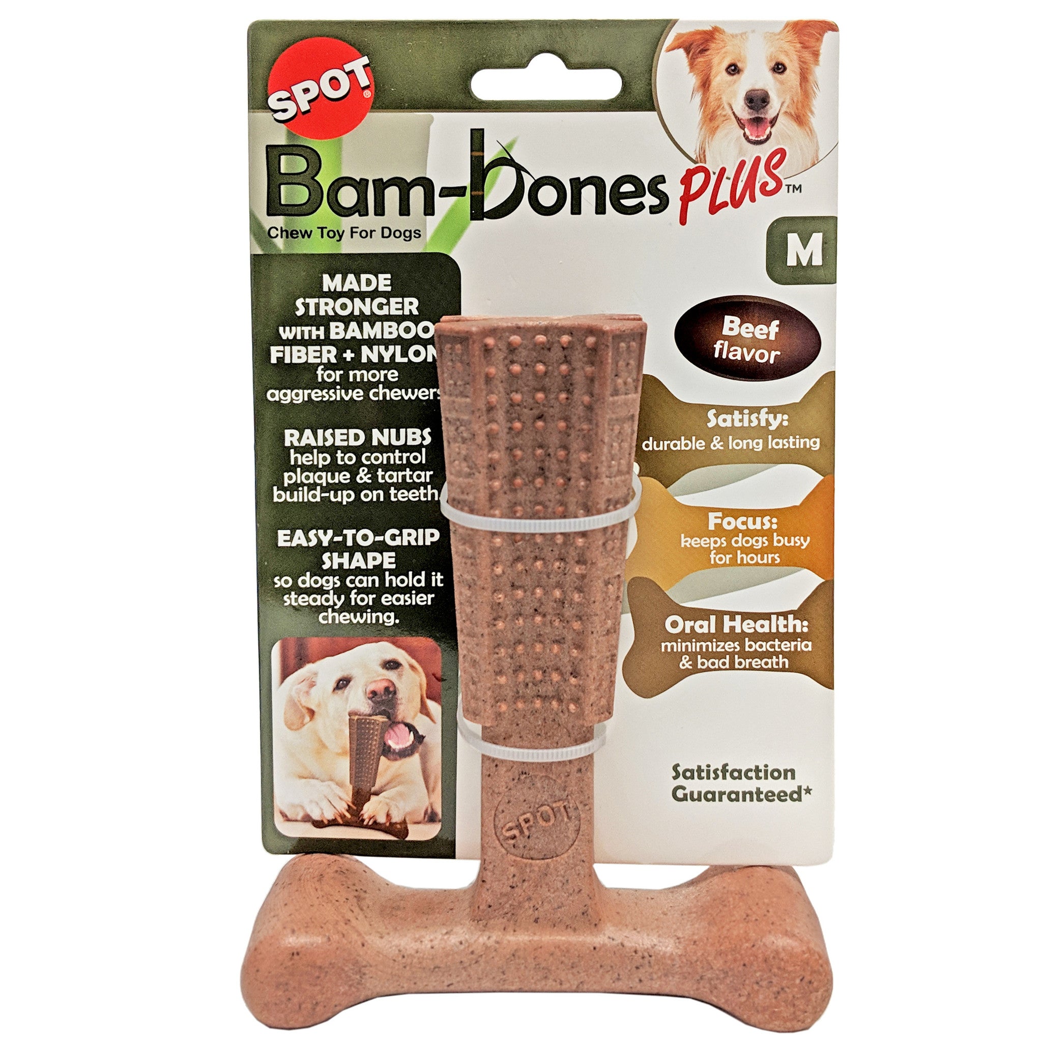 Bam-Bones Plus - Easy Grip - Small / Rundvlees