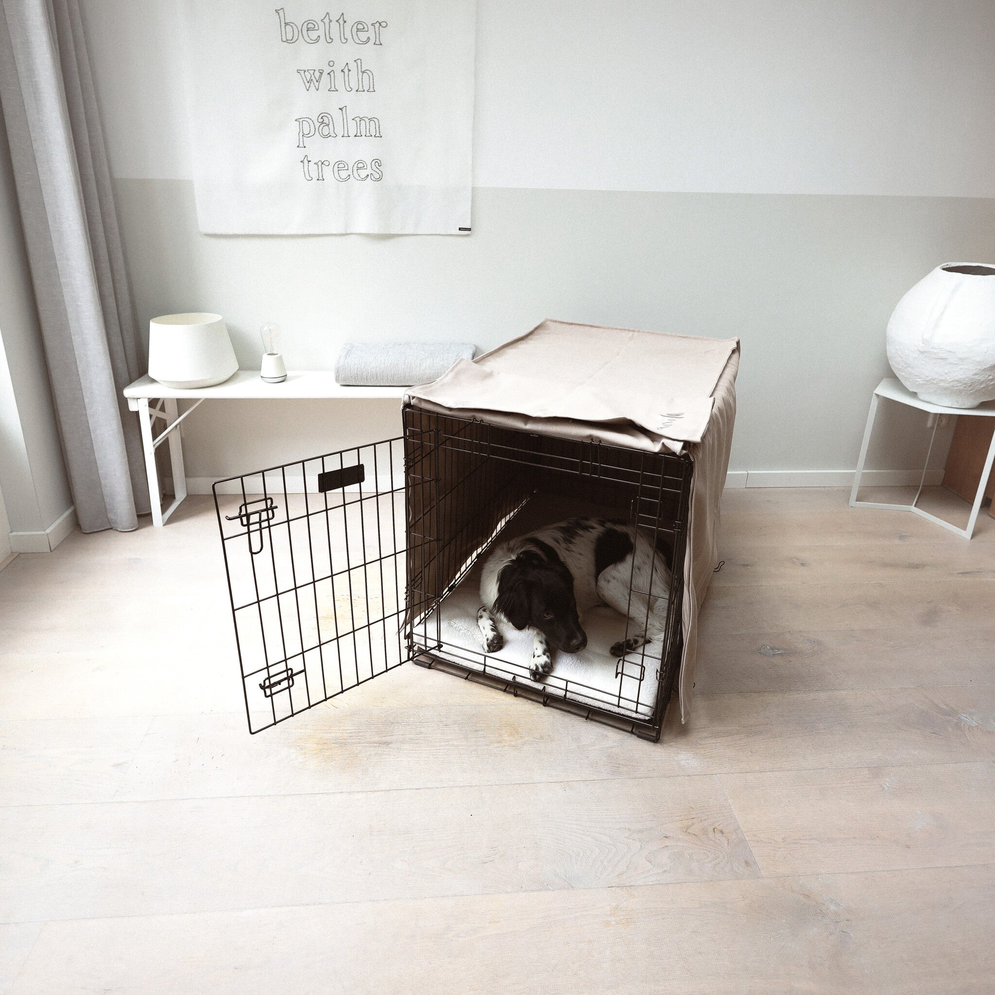 District 70 CRATE Cover Hundebox Bezug Canvas/Baumwolle XX-Large 124x78x81 cm