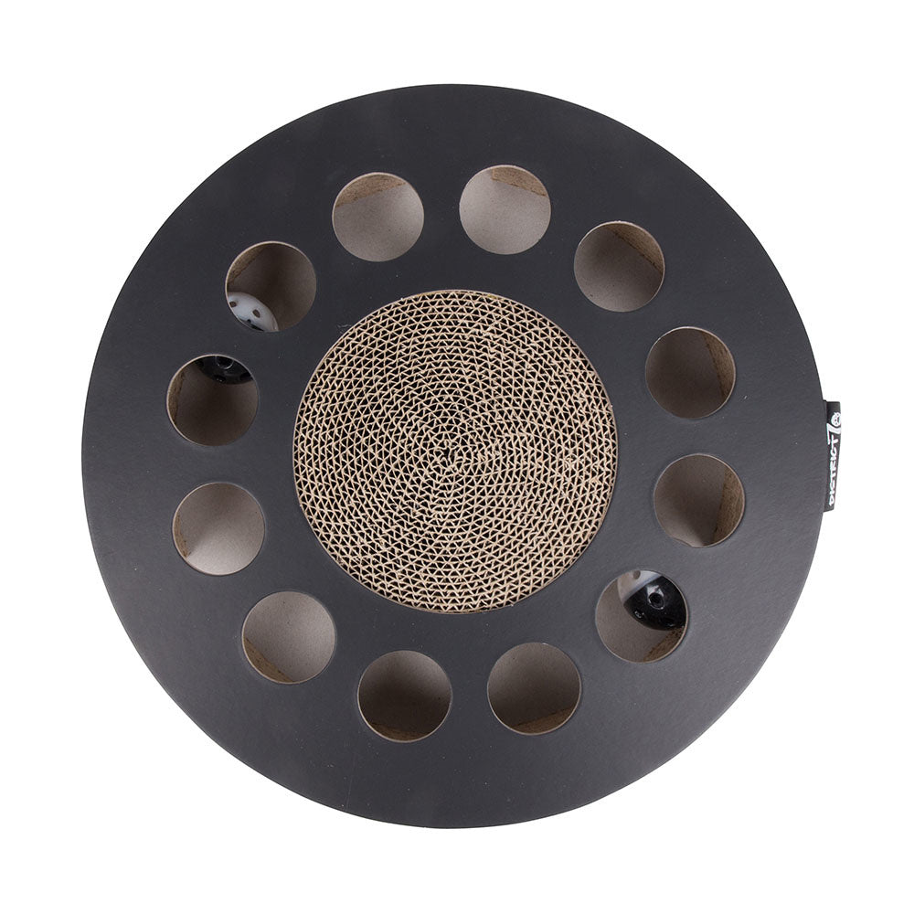 WHIRL cirkel kattenspeelgoed met bel golfkarton 33 x 33 x 6 cm