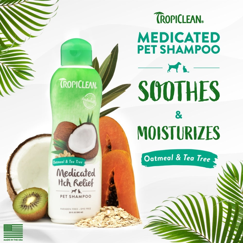 TropiClean Jeukverlichtende shampoo 355 ml
