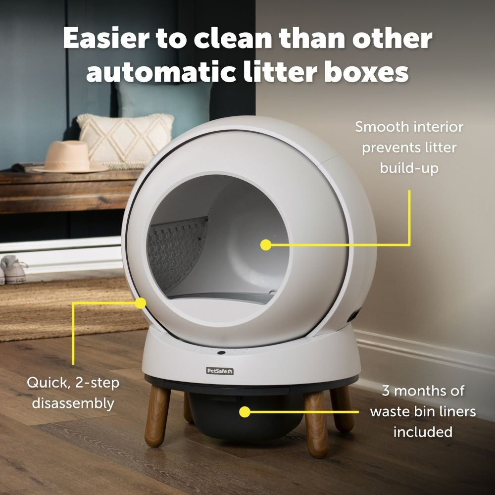 ScoopFree SmartSpin™ Selbstreinigende Katzentoilette