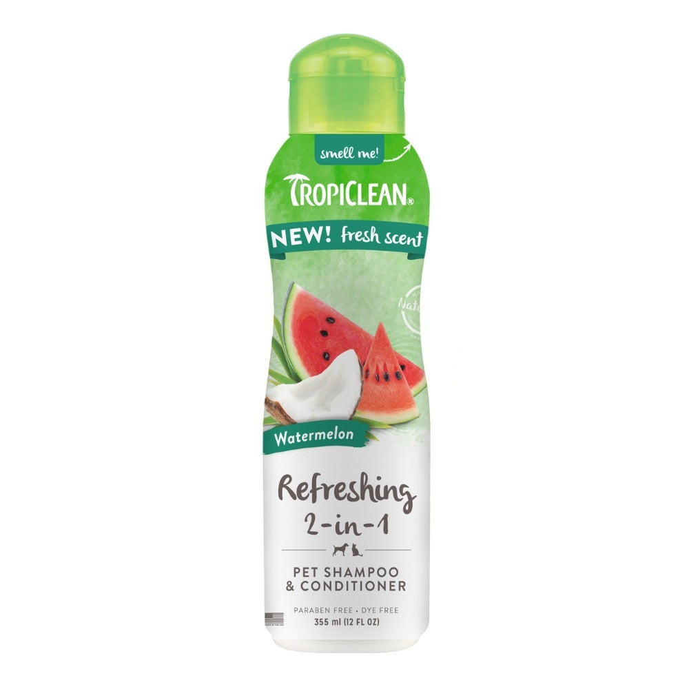 TropiClean 2-in-1 Watermeloen shampoo & conditioner 355 ml