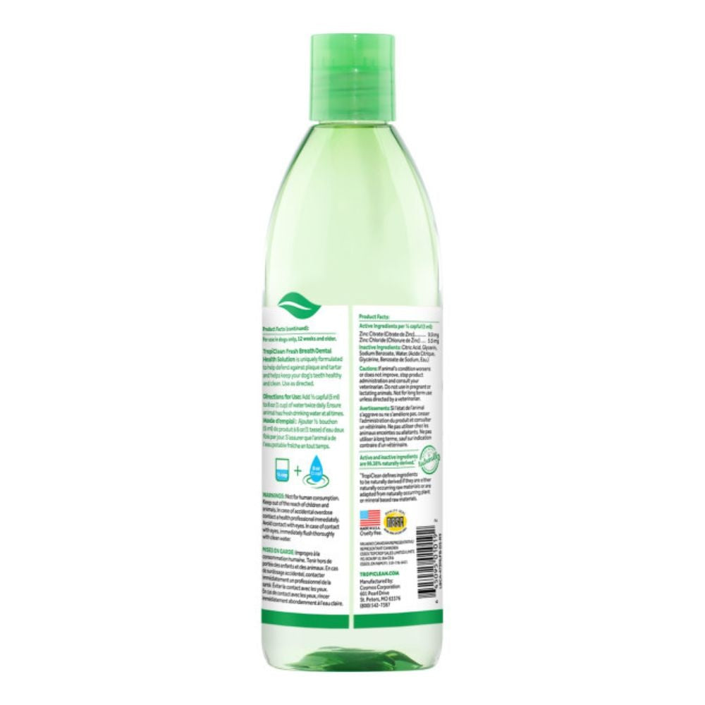 TropiClean Fresh Breath water additief hond
