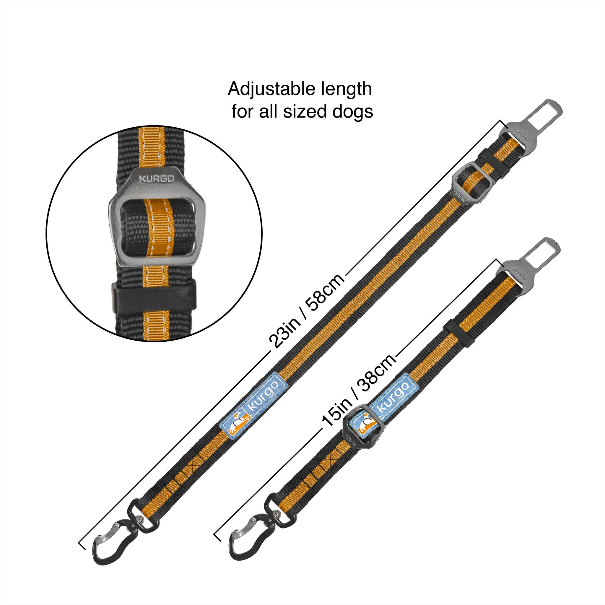 Direct to Seatbelt Swivel Tether – Blau