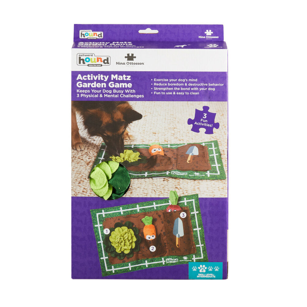 Outward Hound Nina Ottosson Activity Matz hondenspeelgoed pluche 55 x 36 cm