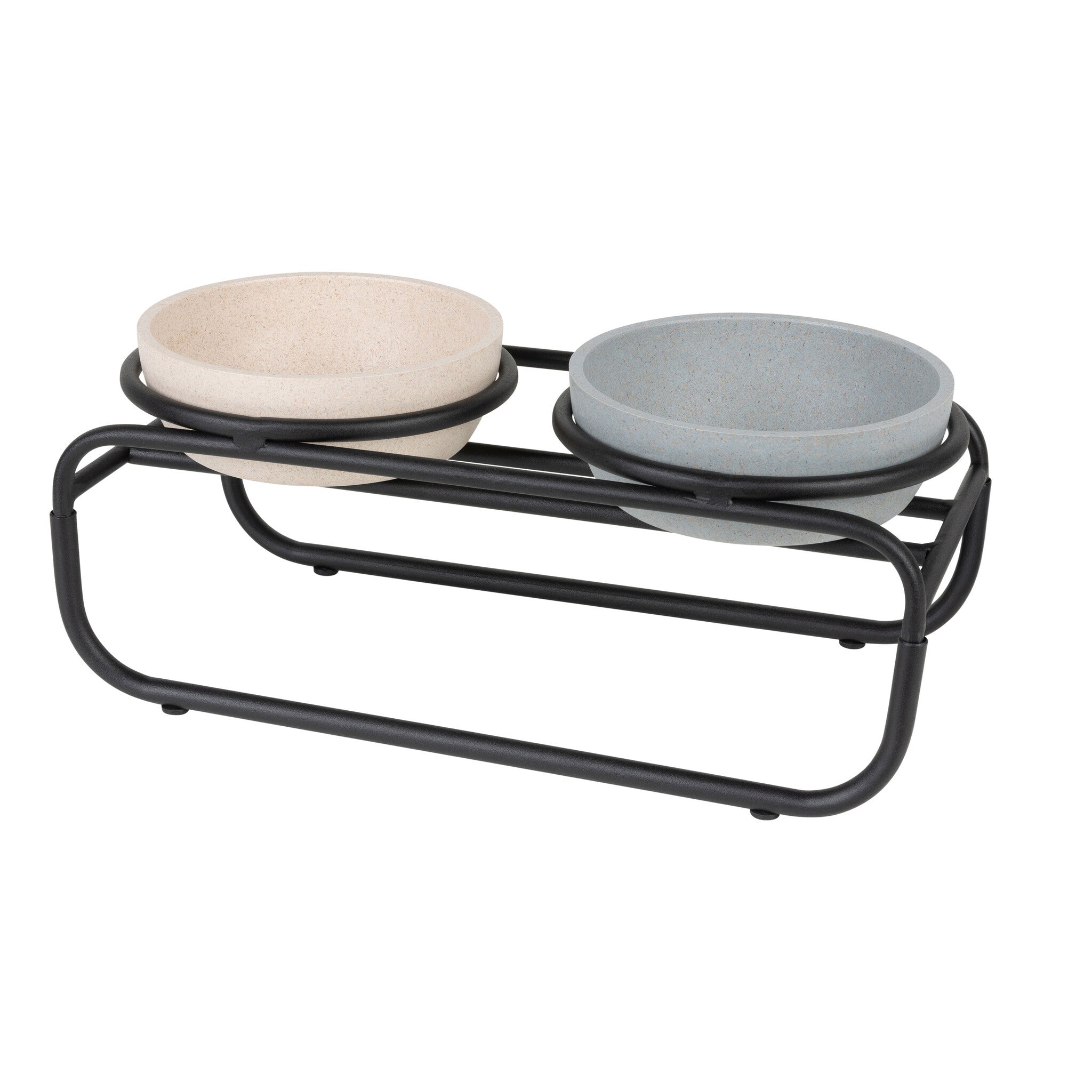 BUTLER Futternapfständer für Hunde - Beige / M