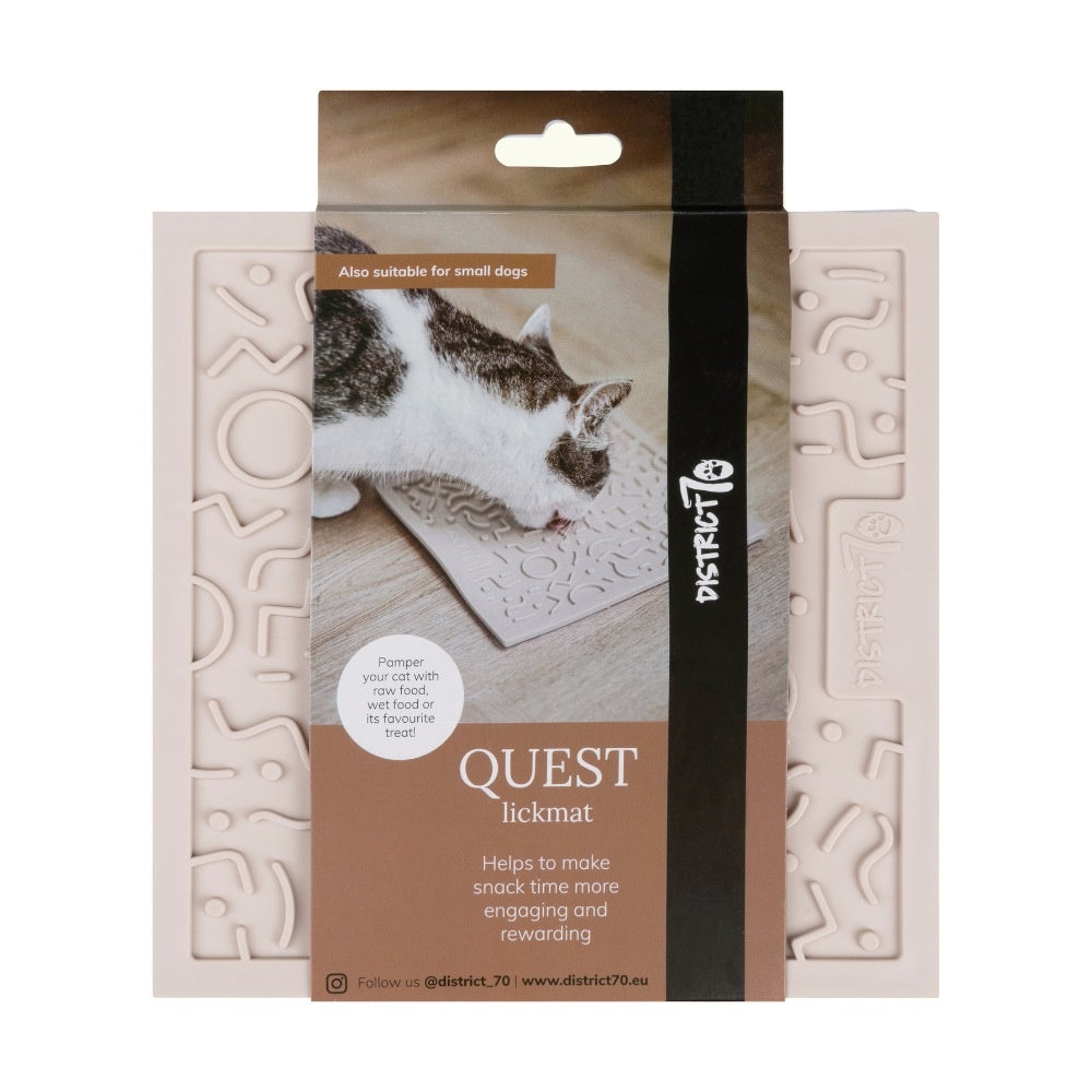 QUEST Lickmatte für Katzen – Terra