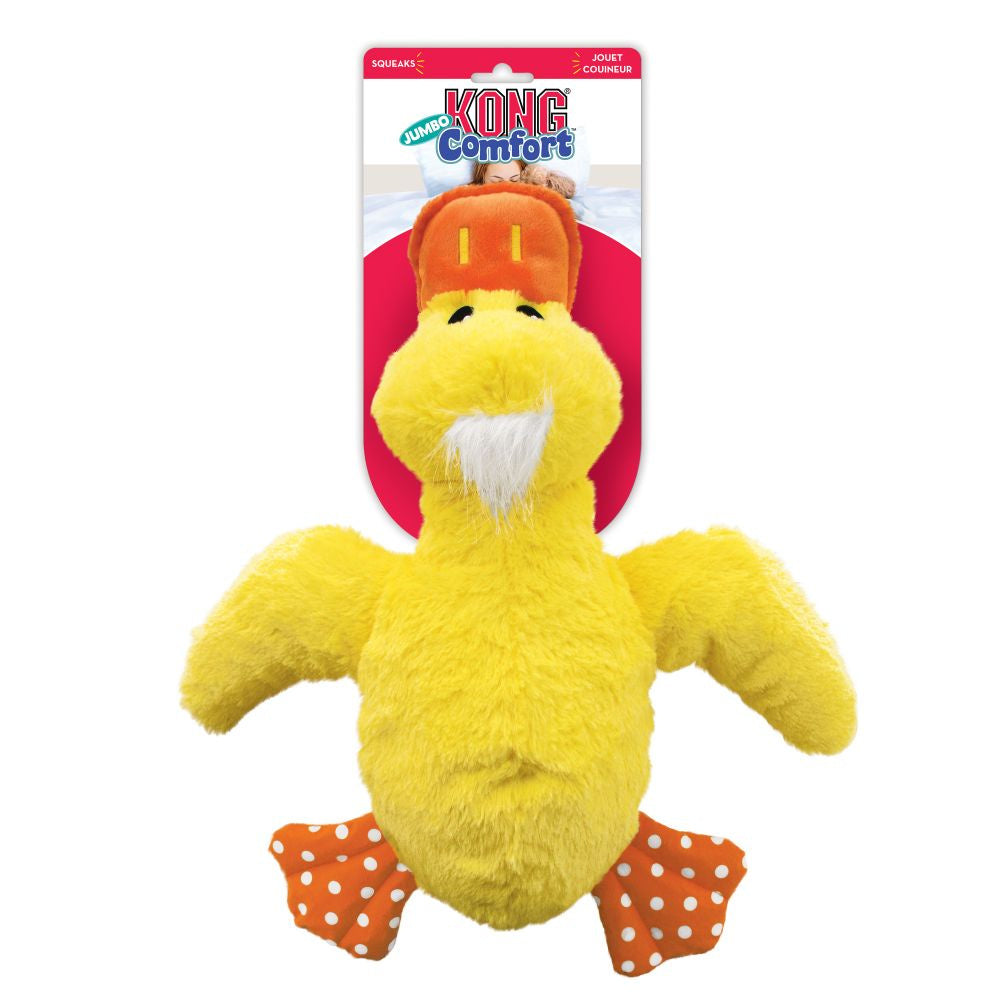 Kong Comfort Jumbo pluche hondenspeelgoed pluche 40x41.5x10 cm