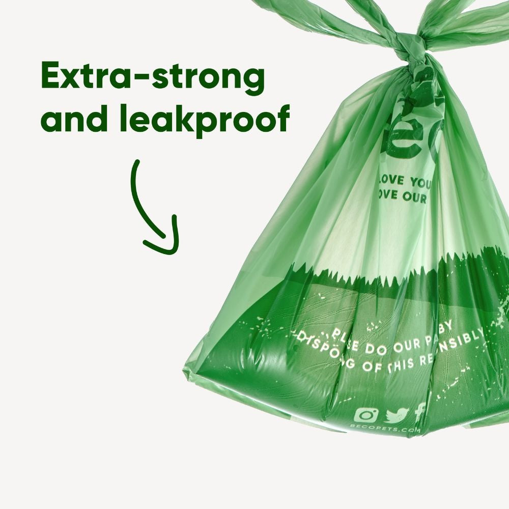 Poop Bags Recycled – geruchlos – mit Griffen (120)