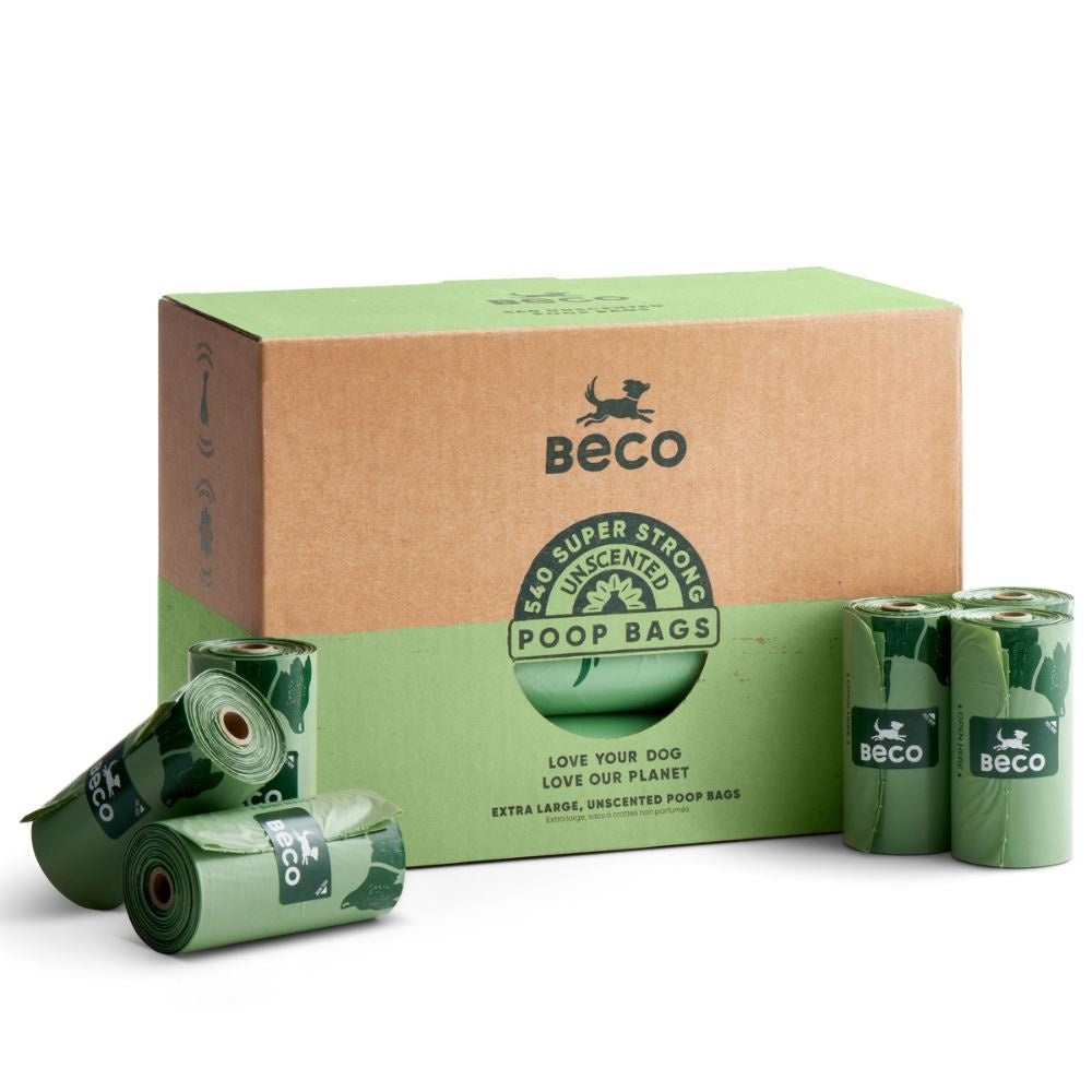 Poop Bags Recycled - Unscented Jumbo Pack (540) - Jumbo Pack 540 (36x15)