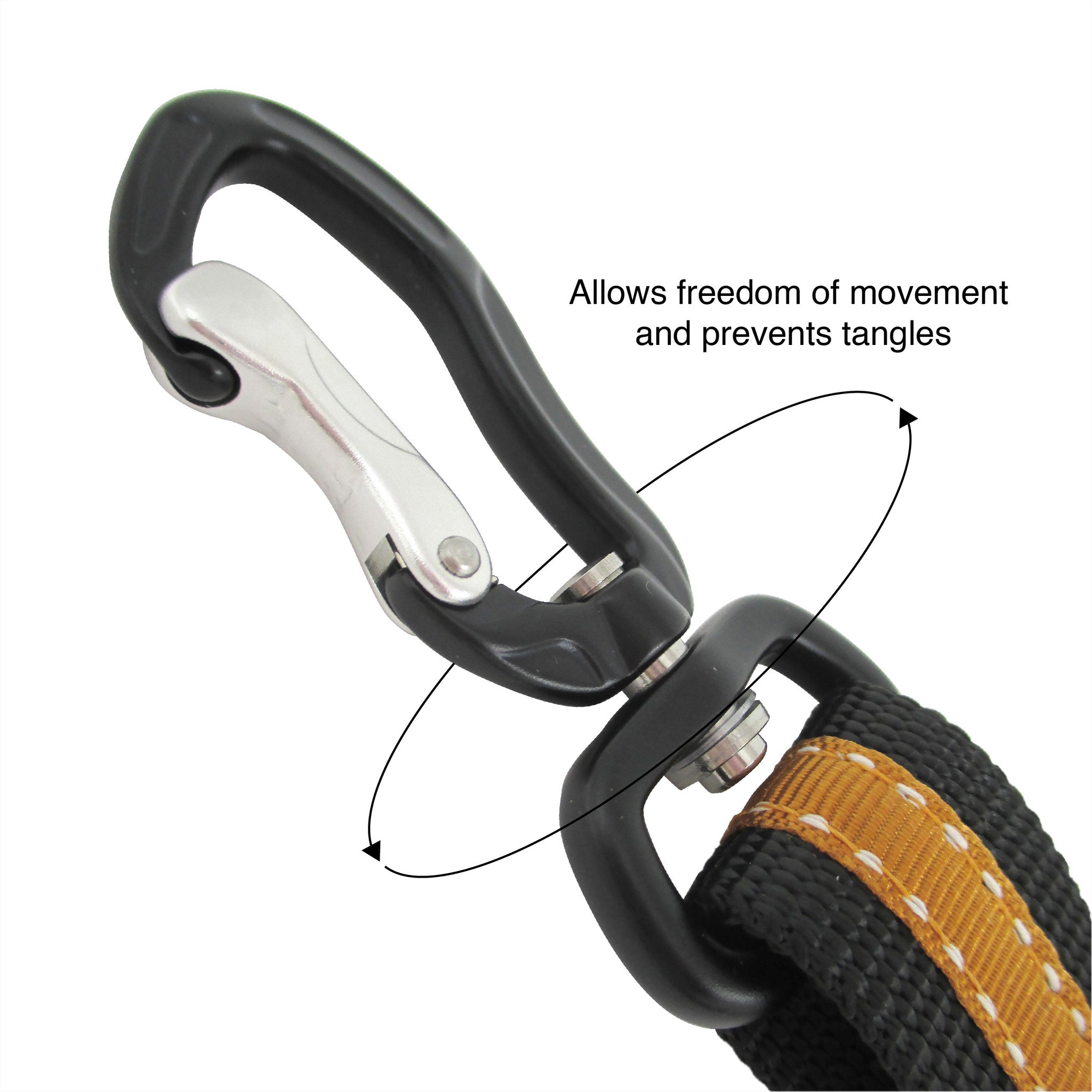 Direct to Seatbelt Swivel Tether – Blau