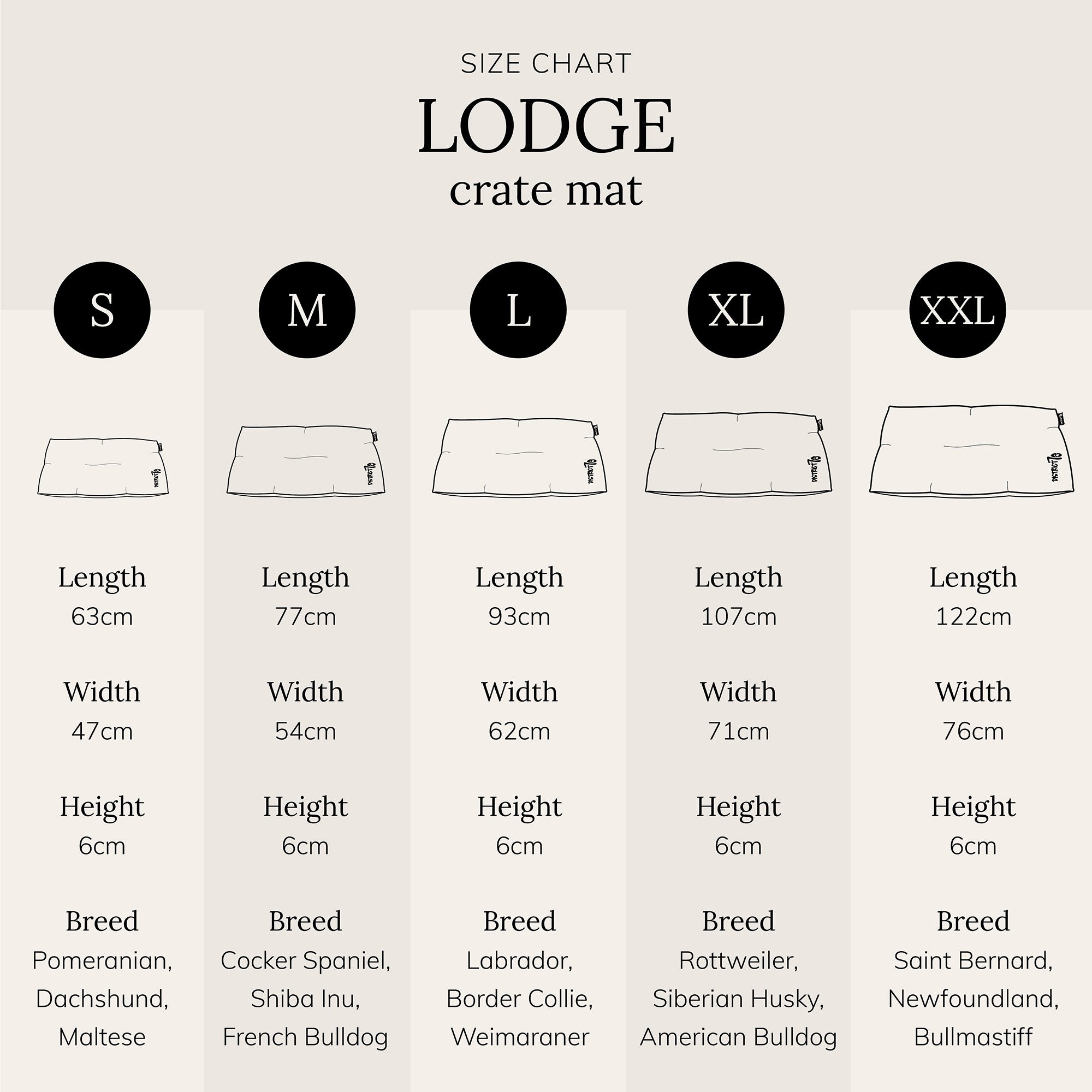 LODGE Benchmat - Dunkelgrau / XXL - 122 x 76 x 6 cm