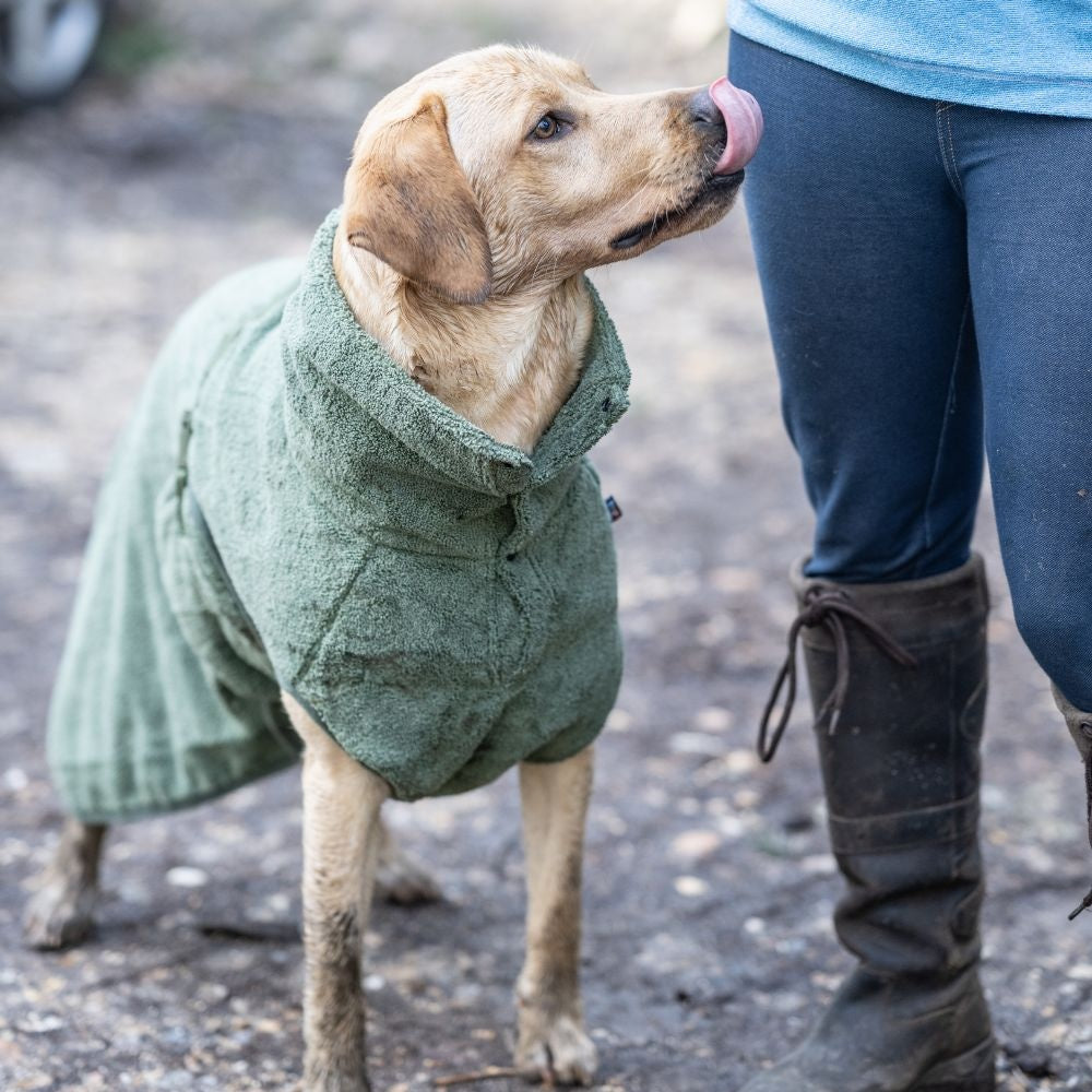 Medea X Bademantel - Olive / X-Large
