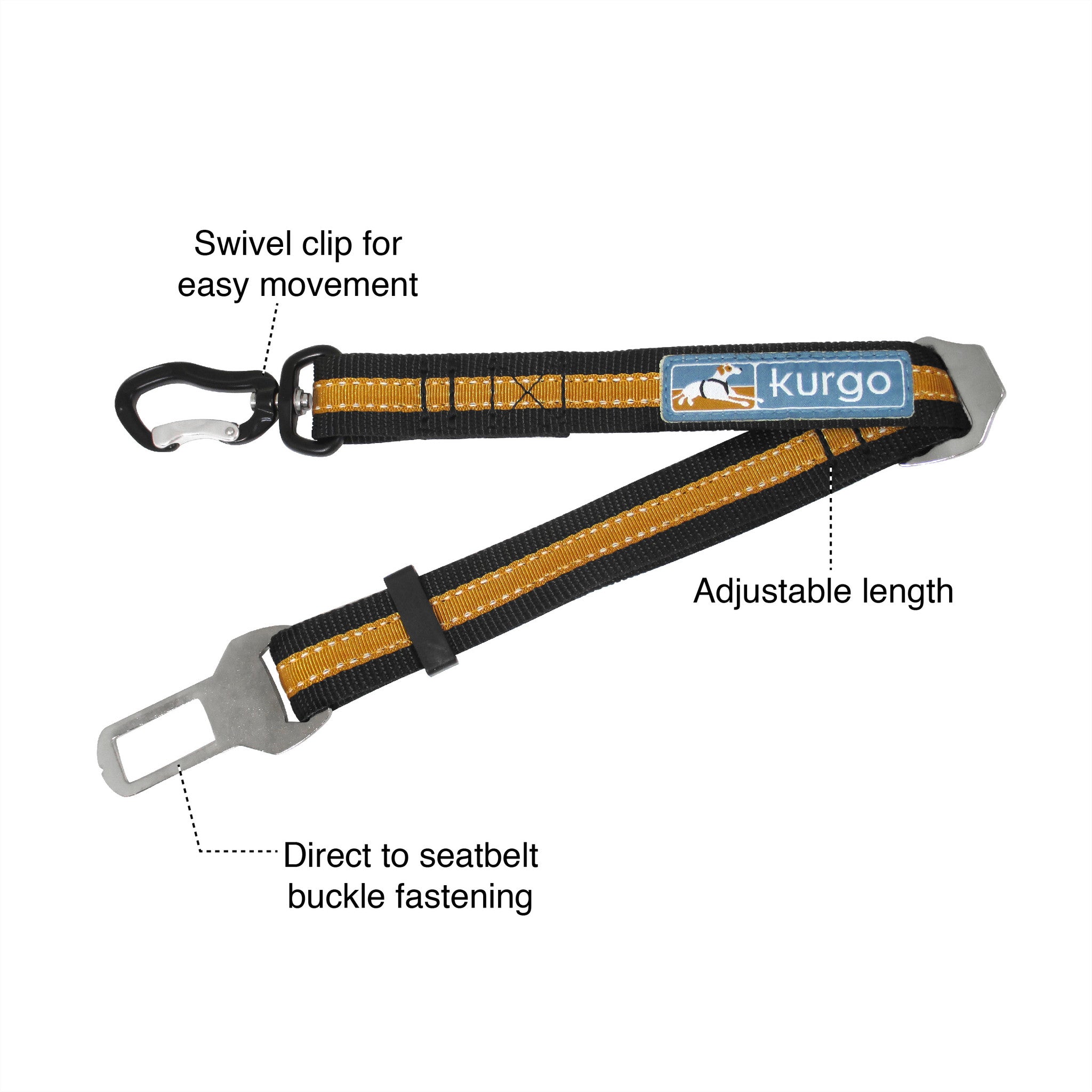 Direct to Seatbelt Swivel Tether – Blau